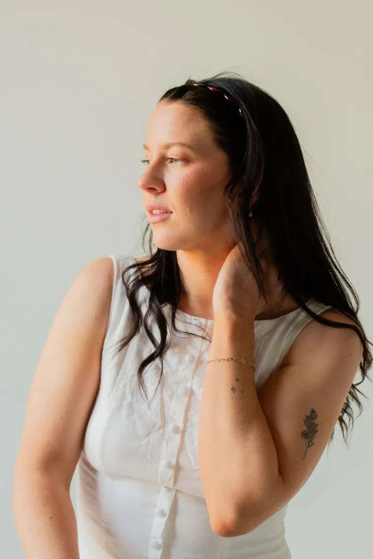Andi Amber Tortoise Wide Tooth Headband