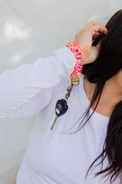Andi x Katie Lynn Bright Checkered Keychain