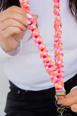 Andi x Katie Lynn Bright Checkered Lanyard
