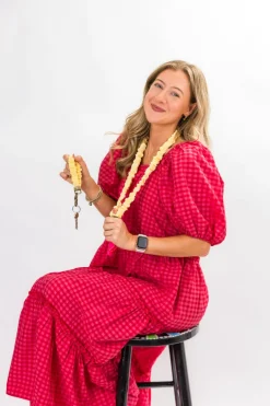 Andi x Katie Lynn Butter Yellow Lanyard