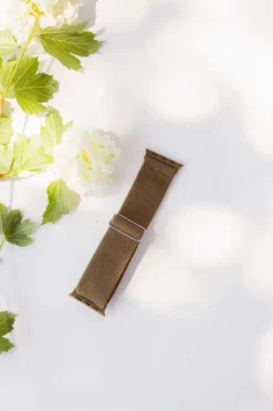 Andi Army Green Adjustable Elastic Watch Band