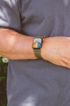 Andi Army Green Adjustable Elastic Watch Band
