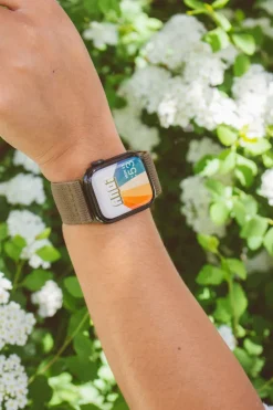 Andi Army Green Adjustable Elastic Watch Band