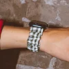 Andi Aspen Green Scrunchie Apple Watchband