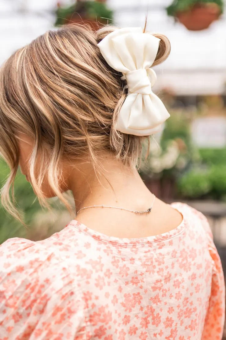 Andi Bailey Satin Bow Claw Clip