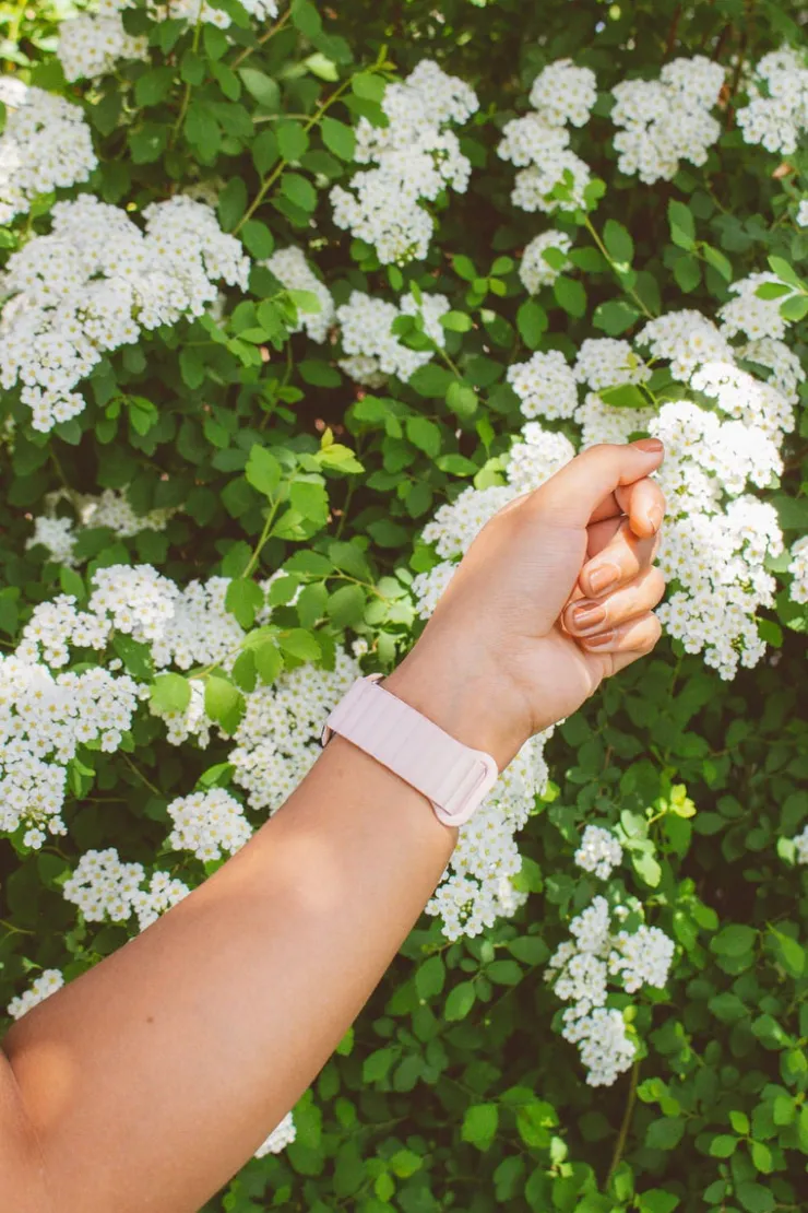Andi Ballet Pink Magnetic Loop Watch Band