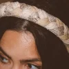 Andi Beige Braided Headband