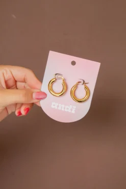 Andi Big Barrel Hoops - Hypoallergenic