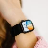 Andi Black Athletic Scrunchie Band Compatible with Apple Watch