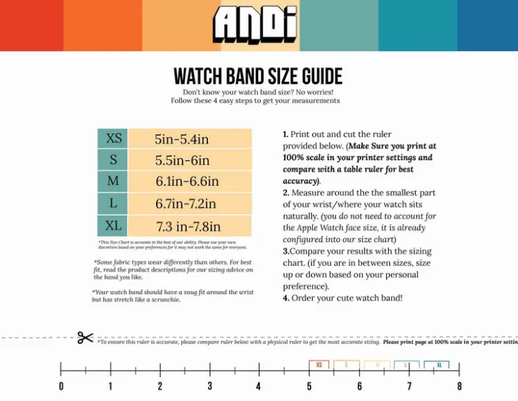 Andi Black Athletic Scrunchie Band Compatible with Apple Watch