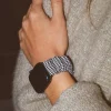 Andi Black Houndstooth Scrunchie Apple Watchband