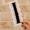 Andi Black Thin Weaved Adjustable Elastic Watch Band