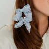 Andi Blue Lace Bow Clip 2-pack