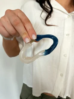 Andi Blue Wave Claw Clip