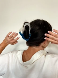 Andi Blue Wave Claw Clip