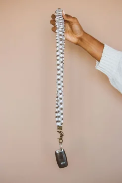Andi Brown Checkered Lanyard