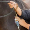 Andi Brown Leather Keychain