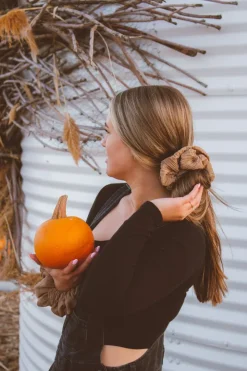 Andi Brown Sugar Jumbo Scrunchie