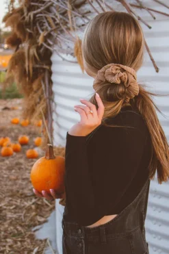 Andi Brown Sugar Jumbo Scrunchie