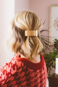 Andi Brushed Bronze Bar Clip