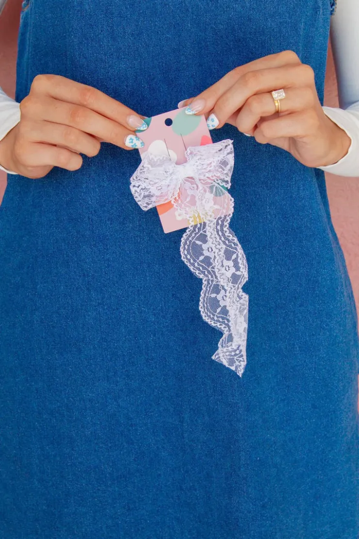 Andi Callie Lace Bow Clip