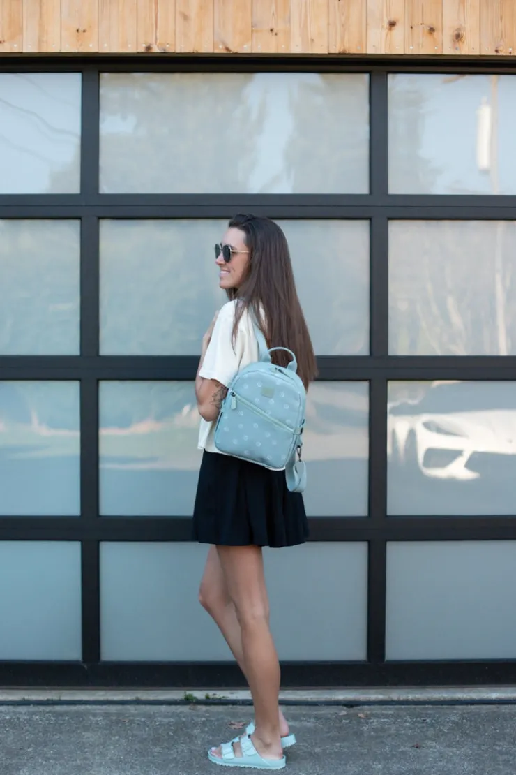 Andi Canvas MINI in Mint Smiles