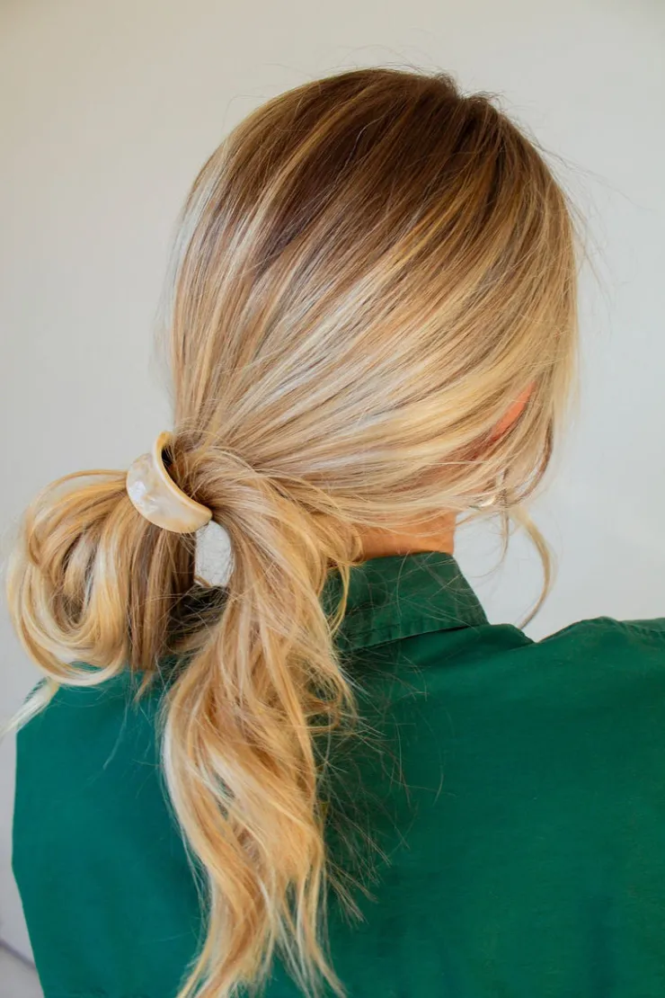 Andi Caramel Latte Ponytail Cuff