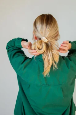 Andi Caramel Latte Ponytail Cuff