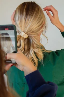 Andi Caramel Latte Ponytail Cuff