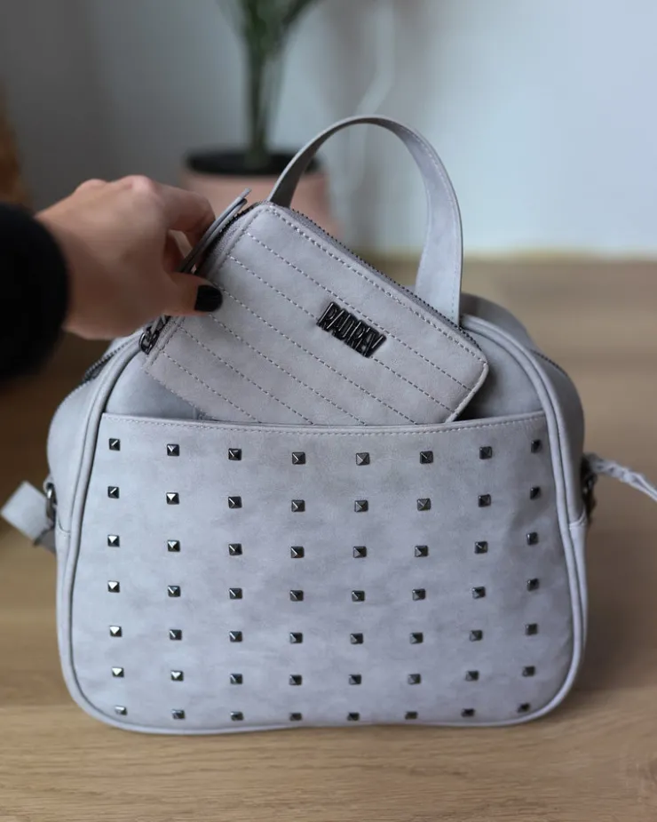 Andi Card Wallet in Concrete
