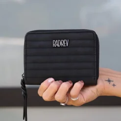 Andi Card Wallet in Matte Black