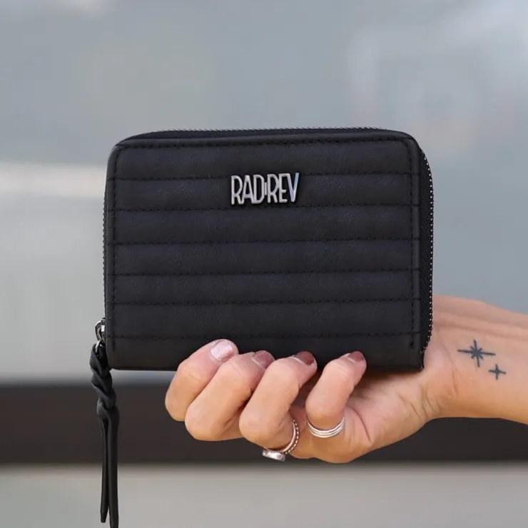 Andi Card Wallet in Matte Black