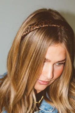 Andi Cheetah Patterned Headband