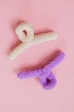 Andi Chenille Loop Claw Clip