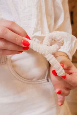 Andi Chenille Loop Claw Clip