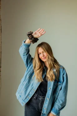Andi Chunky Cheetah Jumbo Scrunchie