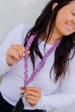 Andi Chunky Purple Lanyard