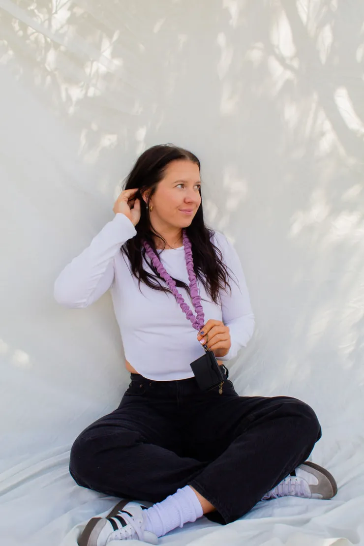 Andi Chunky Purple Lanyard