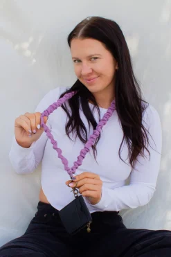 Andi Chunky Purple Lanyard
