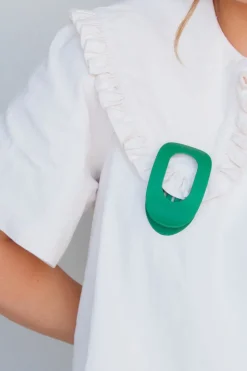 Andi Circle Cutout Flat Claw Clip