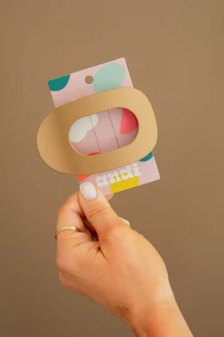 Andi Circle Cutout Flat Claw Clip