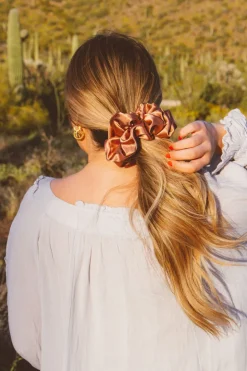 Andi Clay Satin Jumbo Scrunchie