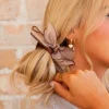 Andi Cocoa Bow Scrunchie