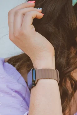 Andi Cocoa Magnetic Loop Watch Band