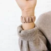 Andi Coffee Scrunchie Watch Band for Fitbit Versa