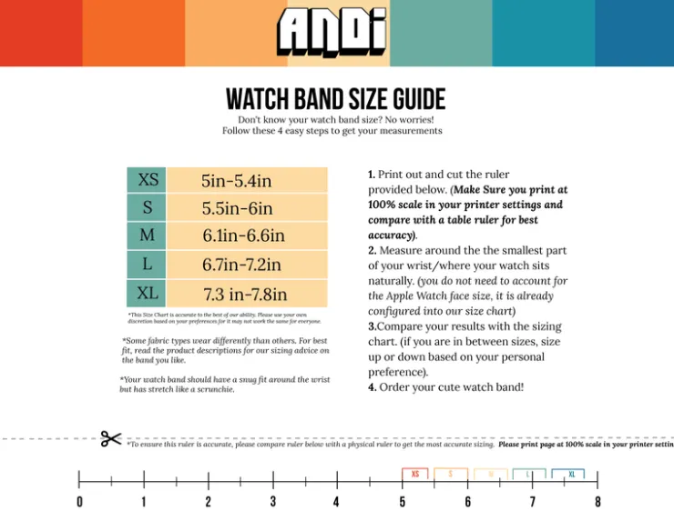 Andi Coffee Scrunchie Watch Band for Fitbit Versa