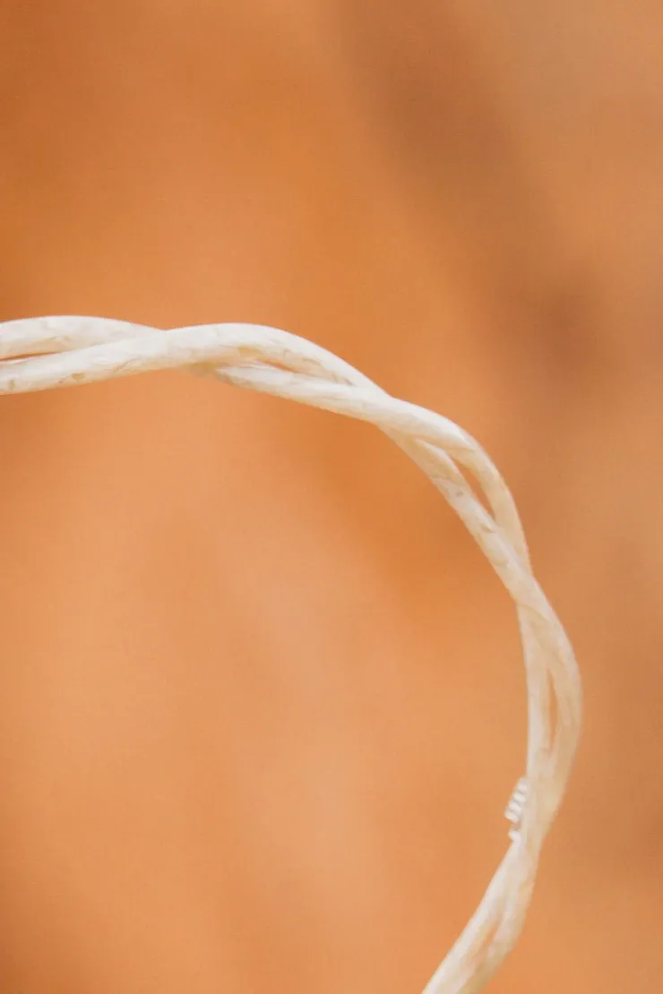 Andi Cream Acetate Braided Headband