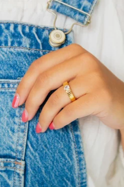 Andi Crystal Everyday Ring