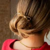 Andi Dainty Gold Bow Ponytail Insert