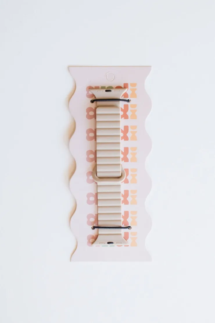 Andi Desert Tan Magnetic Loop Watch Band